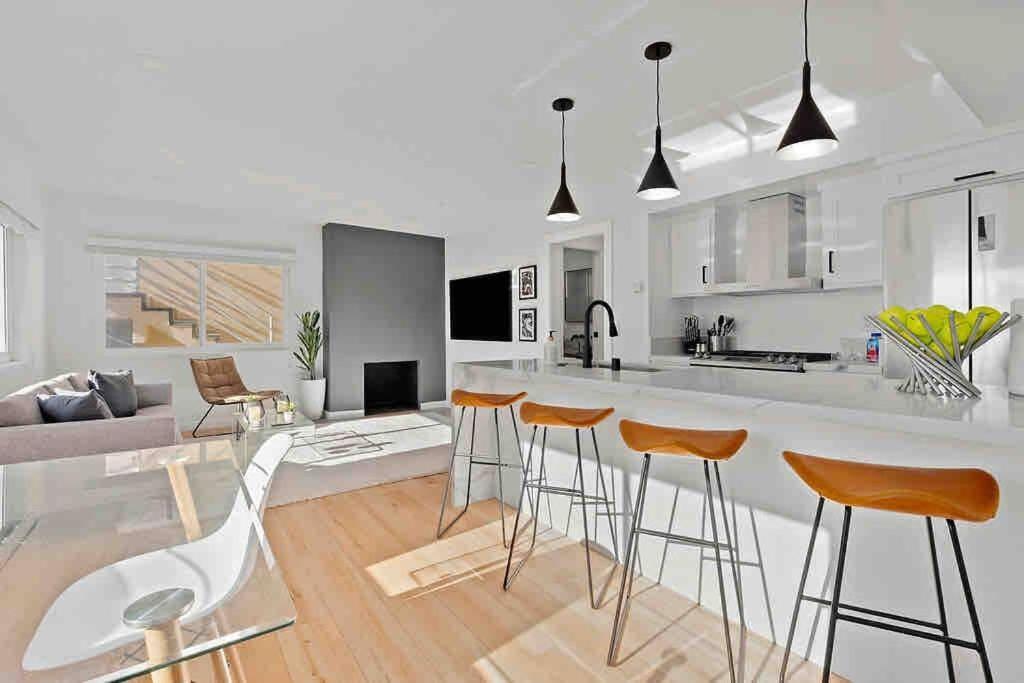 Brand New Ocean-View Beach Home Steps To The Sand! Manhattan Beach Eksteriør billede